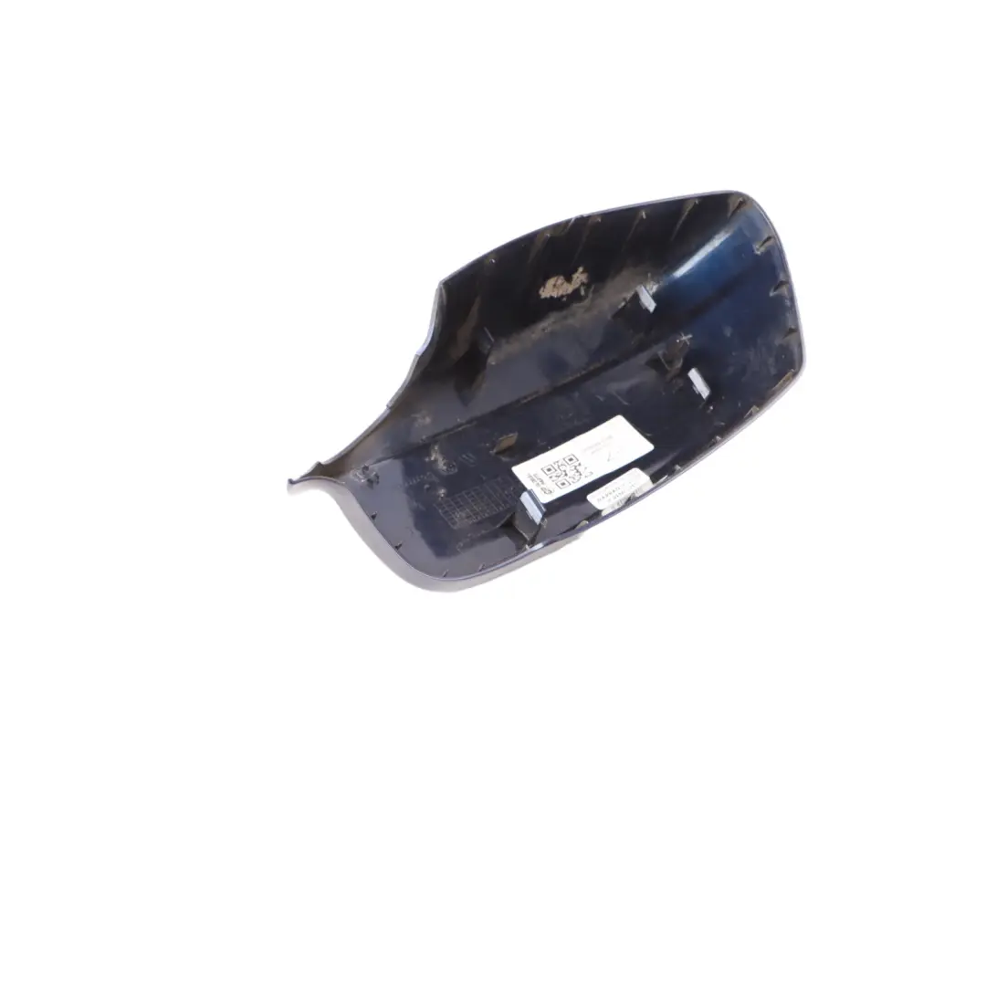 BMW F10 F11 Wing Mirror Cover Cap Casing Left Tiefseeblau Blue Metallic - A76 - SKU 7216369-DSB - Part number 7216369