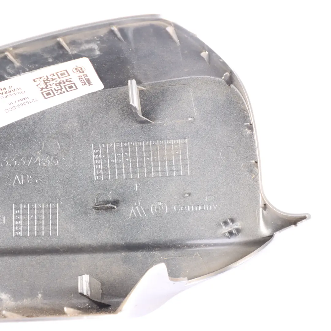 Couvercle De Rétroviseur Capot Gauche Gris Sidéral A52 pour BMW F10 F11 à propos du numéro de pièce 0038345 BMW F10 F11 Couvercle De Rétroviseur Capot Gauche Gris Sidéral A52 - SKU 7216369-SCG - Numéro de pièce 0038345
