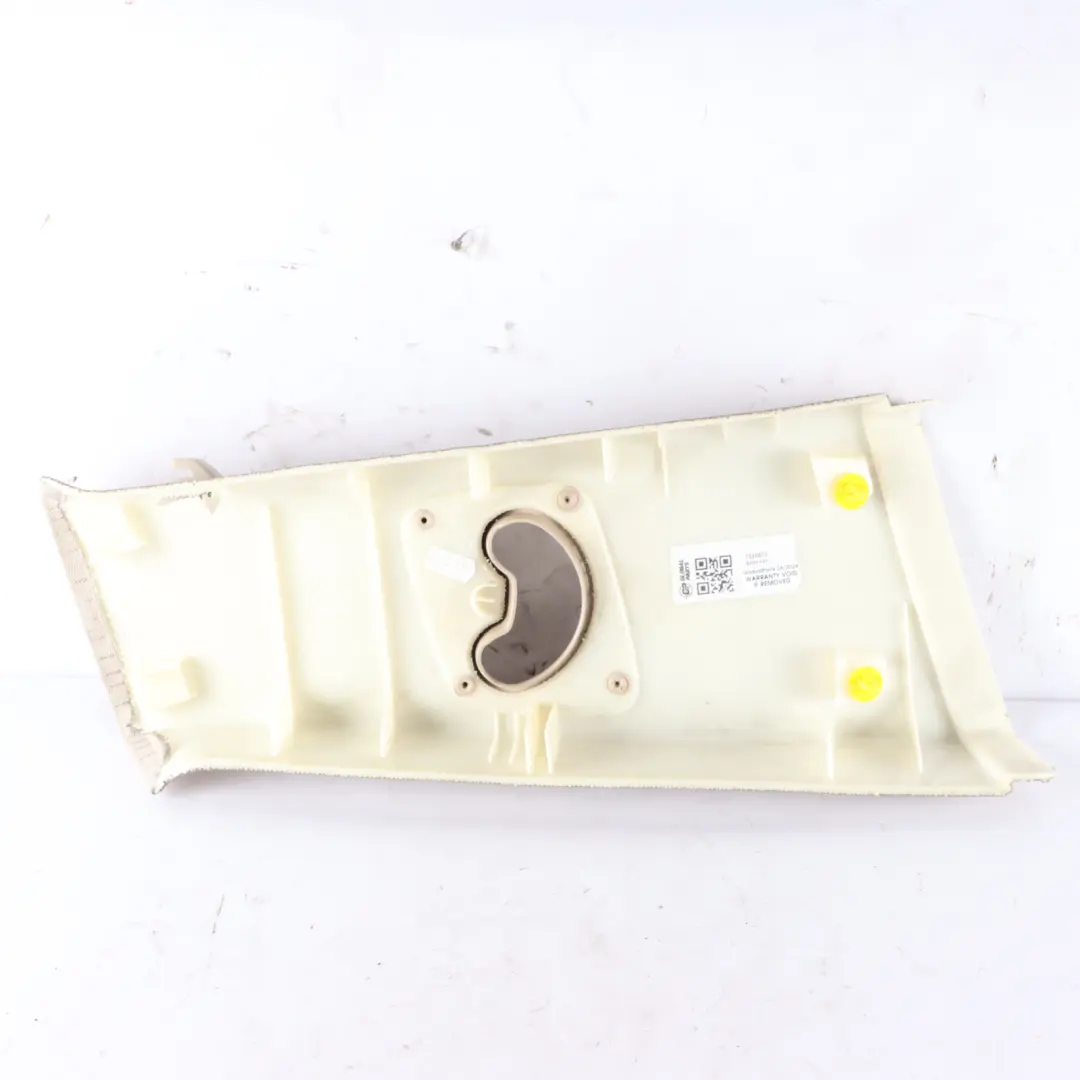 BMW F07 Pillar B Cover Interior Front Left N/S Trim Oyster Beige - SKU 7220573 - Part number 7220573