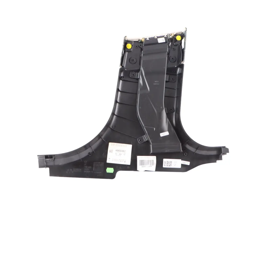 B-Pillar Panel BMW F07 GT Column Trim Cover Bottom Left N/S Ivory White to with Part number 7221717 B-Pillar Panel BMW F07 GT Column Trim Cover Bottom Left N/S Ivory White - SKU 7221717 - Part number 7221717