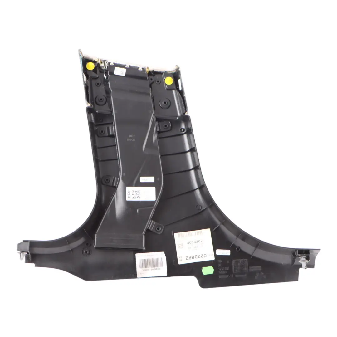 B-Pillar Panel BMW F07 GT Column Trim Cover Bottom Right O/S Ivory White to with Part number 7221718 B-Pillar Panel BMW F07 GT Column Trim Cover Bottom Right O/S Ivory White - SKU 7221718 - Part number 7221718