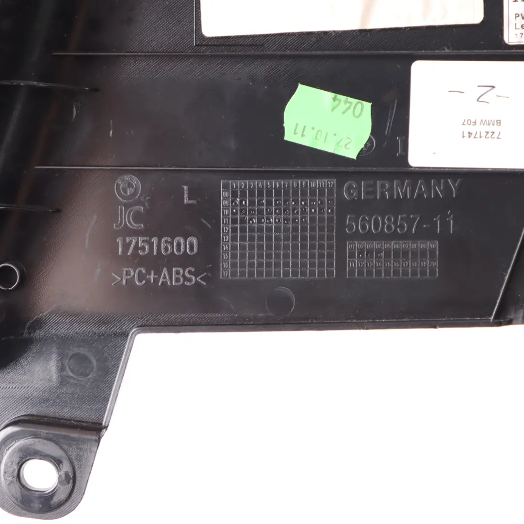 B-Pillar Panel BMW F07 GT Column Trim Cover Middle Left N/S Ivory White to with Part number 7221741 B-Pillar Panel BMW F07 GT Column Trim Cover Middle Left N/S Ivory White - SKU 7221741 - Part number 7221741