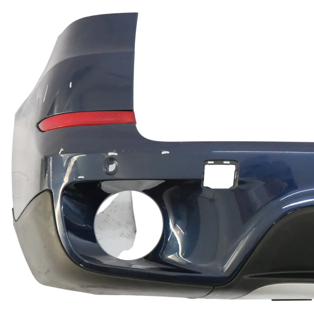 Bumper Rear Trim Panel Tiefseeblau Deep Sea Blue Metallic - A76 to BMW X5 E70 LCI with Part number 8037277 BMW X5 E70 LCI Bumper Rear Trim Panel Tiefseeblau Deep Sea Blue Metallic - A76 - SKU 7227787-DSB - Part number 8037277