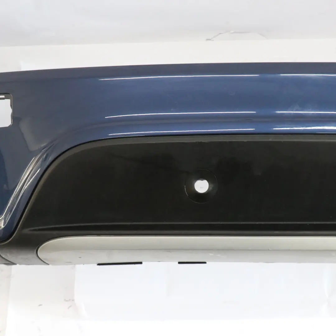 Bumper Rear Trim Panel Tiefseeblau Deep Sea Blue Metallic - A76 to BMW X5 E70 LCI with Part number 8037277 BMW X5 E70 LCI Bumper Rear Trim Panel Tiefseeblau Deep Sea Blue Metallic - A76 - SKU 7227787-DSB - Part number 8037277