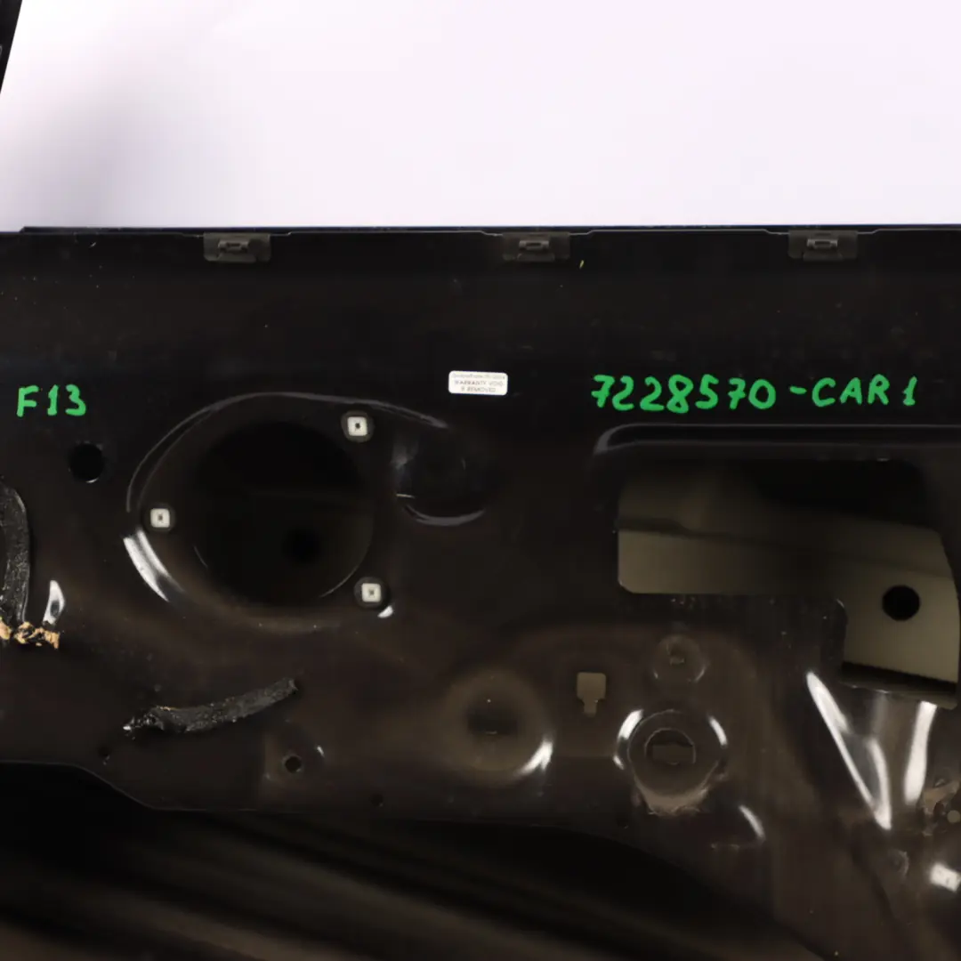 Door Front Right O/S Carbonschwarz Carbon Black Metallic - 416 to BMW F12 F13 with Part number 7228570 BMW F12 F13 Door Front Right O/S Carbonschwarz Carbon Black Metallic - 416 - SKU 7228570-CAR1 - Part number 7228570