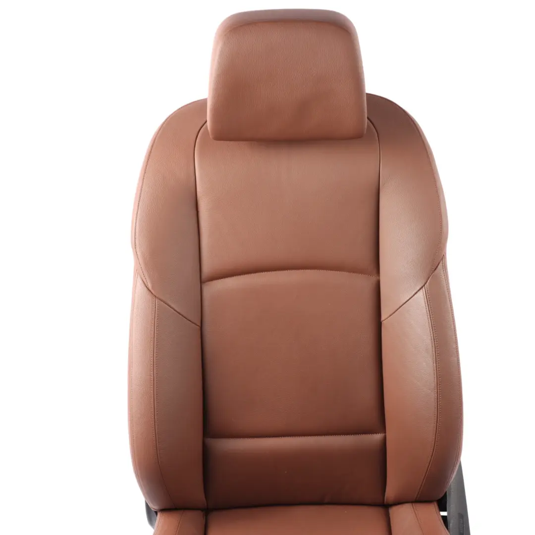 Front Left Seat N/S BMW F10 F11 Heated Sport Seat Leather Zimtbraun Interior to with Part number 7231179 Front Left Seat N/S BMW F10 F11 Heated Sport Seat Leather Zimtbraun Interior - SKU 7231179-1 - Part number 7231179