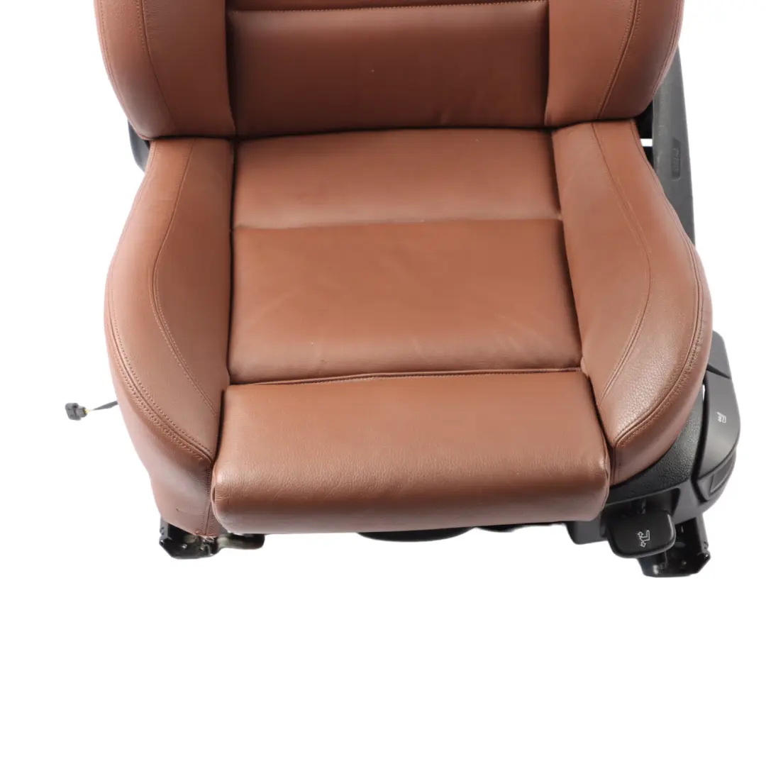 Front Left Seat N/S BMW F10 F11 Heated Sport Seat Leather Zimtbraun Interior to with Part number 7231179 Front Left Seat N/S BMW F10 F11 Heated Sport Seat Leather Zimtbraun Interior - SKU 7231179-1 - Part number 7231179