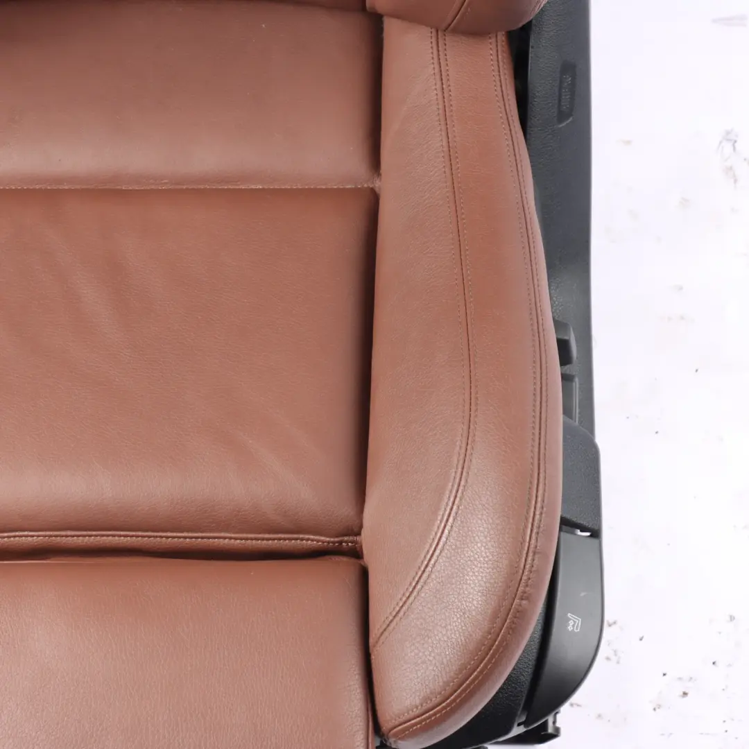 Front Left Seat N/S BMW F10 F11 Heated Sport Seat Leather Zimtbraun Interior to with Part number 7231179 Front Left Seat N/S BMW F10 F11 Heated Sport Seat Leather Zimtbraun Interior - SKU 7231179-1 - Part number 7231179