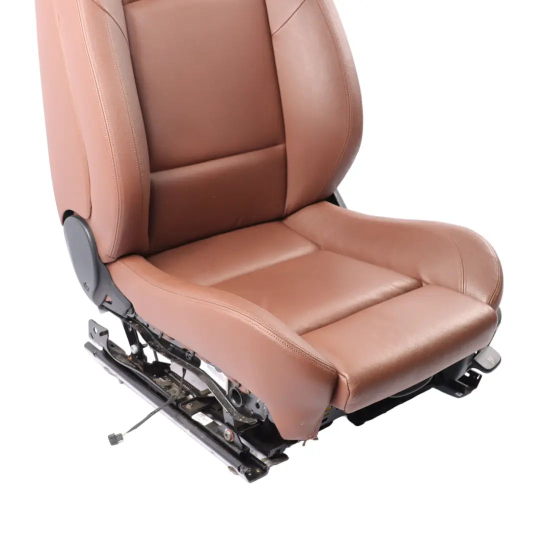 Front Left Seat N/S BMW F10 F11 Heated Sport Seat Leather Zimtbraun Interior to with Part number 7231179 Front Left Seat N/S BMW F10 F11 Heated Sport Seat Leather Zimtbraun Interior - SKU 7231179-1 - Part number 7231179