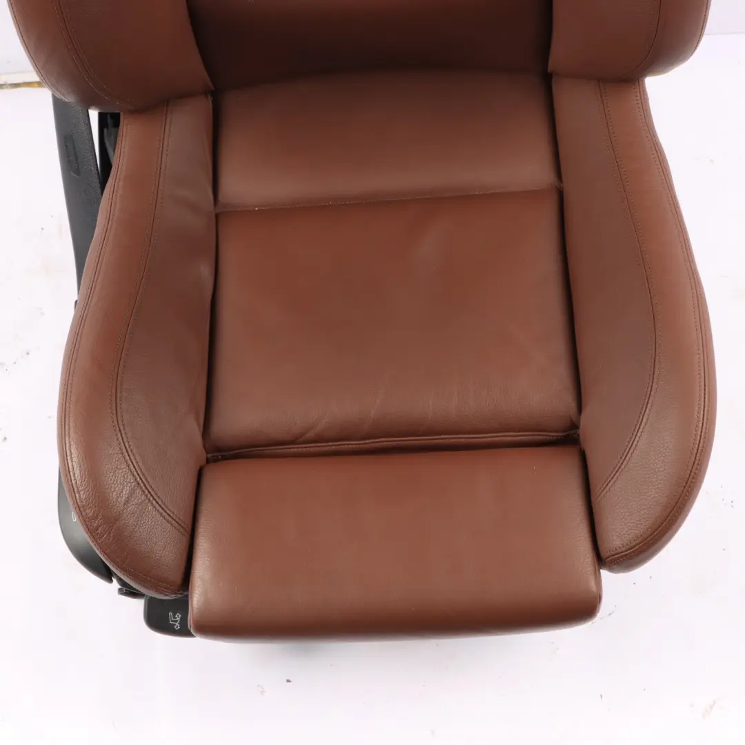 Front Right Seat O/S BMW F10 F11 Heated Sport Seat Leather Zimtbraun Interior to with Part number 7231179 Front Right Seat O/S BMW F10 F11 Heated Sport Seat Leather Zimtbraun Interior - SKU 7231179-2 - Part number 7231179