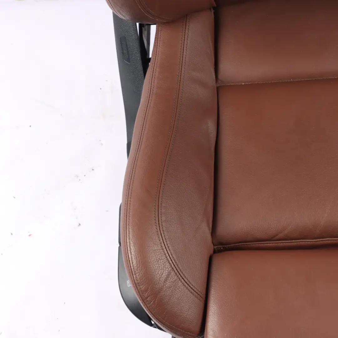 Front Right Seat O/S BMW F10 F11 Heated Sport Seat Leather Zimtbraun Interior to with Part number 7231179 Front Right Seat O/S BMW F10 F11 Heated Sport Seat Leather Zimtbraun Interior - SKU 7231179-2 - Part number 7231179