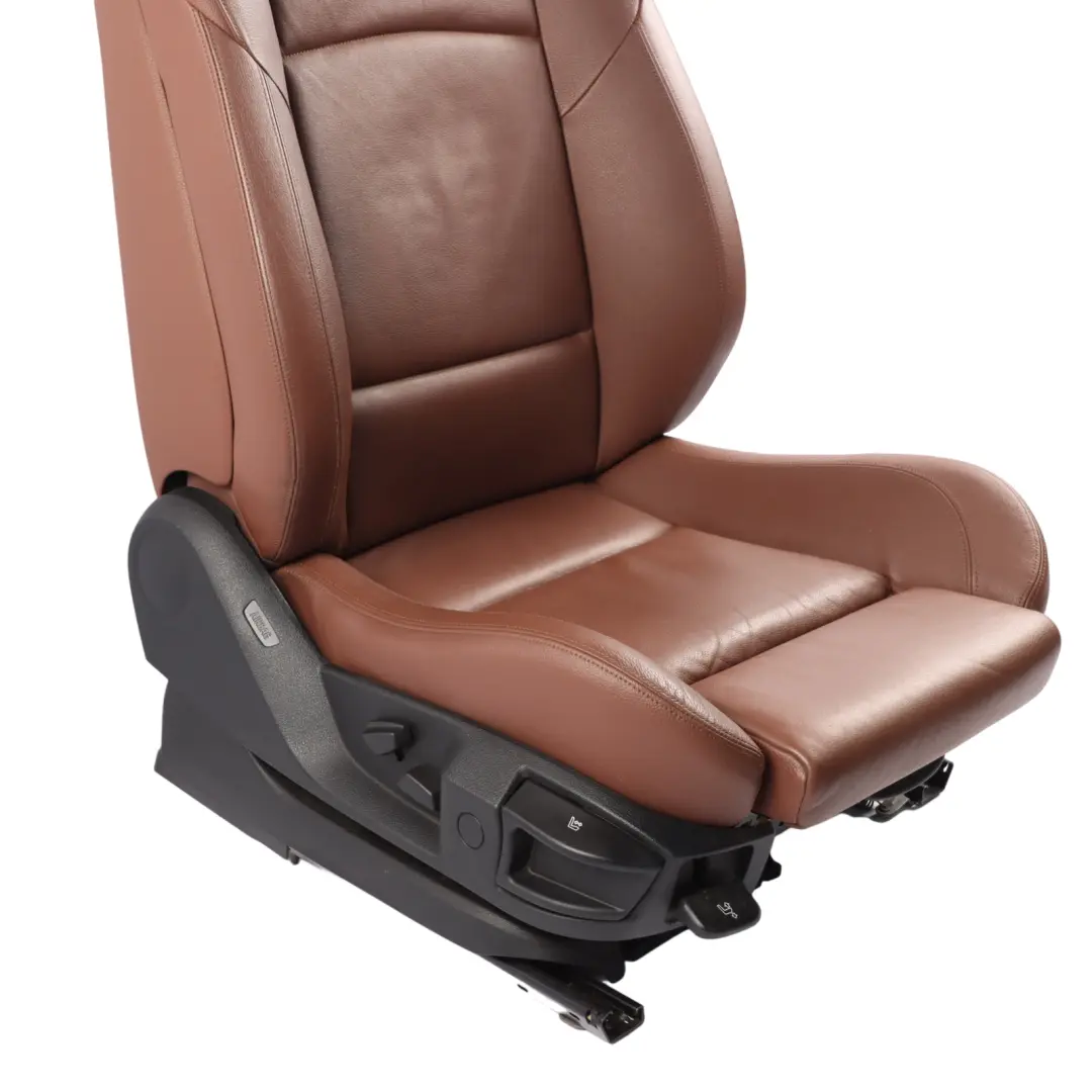 Front Right Seat O/S BMW F10 F11 Heated Sport Seat Leather Zimtbraun Interior to with Part number 7231179 Front Right Seat O/S BMW F10 F11 Heated Sport Seat Leather Zimtbraun Interior - SKU 7231179-2 - Part number 7231179