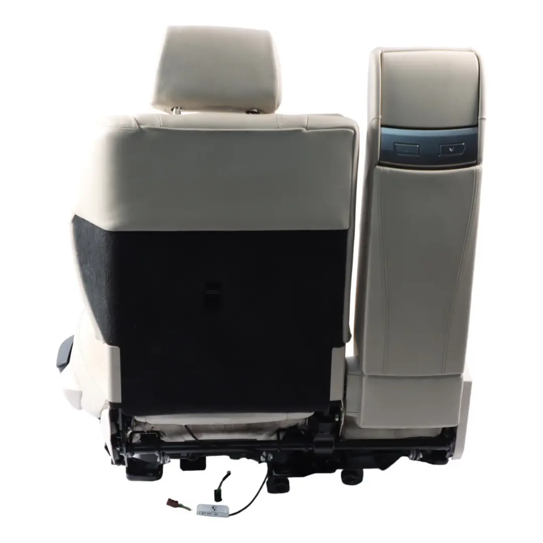 BMW F07 GT Rear Seat Left N/S Interior Leather Nappa Elfenbein Weiss - SKU 7231413 - Part number 7231413