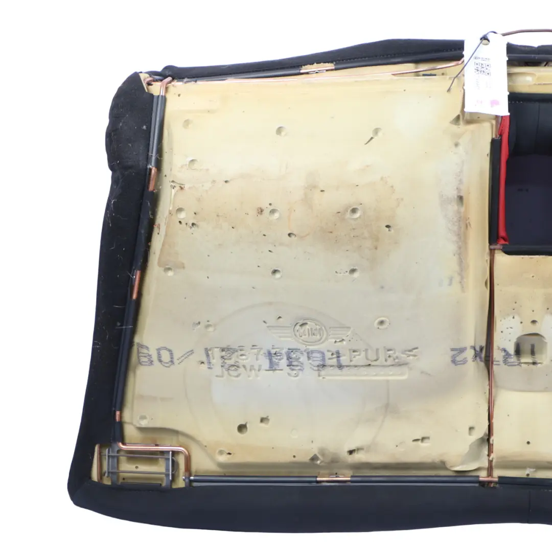 Bench Mini R55 R56 R57 Rear Seat Couch Cover Half Leather Rooster Red to Rear Seat with Part number 7233779 Rear Seat Bench Mini R55 R56 R57 Rear Seat Couch Cover Half Leather Rooster Red - SKU 7233779 - Part number 7233779