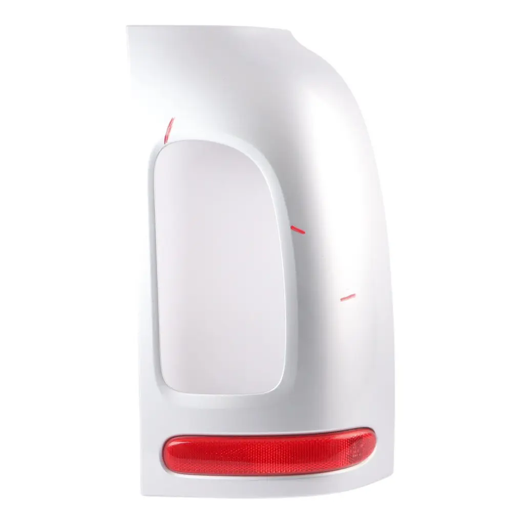 Light Reflector Mini R55 LCI Clubman Tail Trim Right Cover O/S Silver to Rear with Part number 7240232 Rear Light Reflector Mini R55 LCI Clubman Tail Trim Right Cover O/S Silver - SKU 7240232-SIL - Part number 7240232