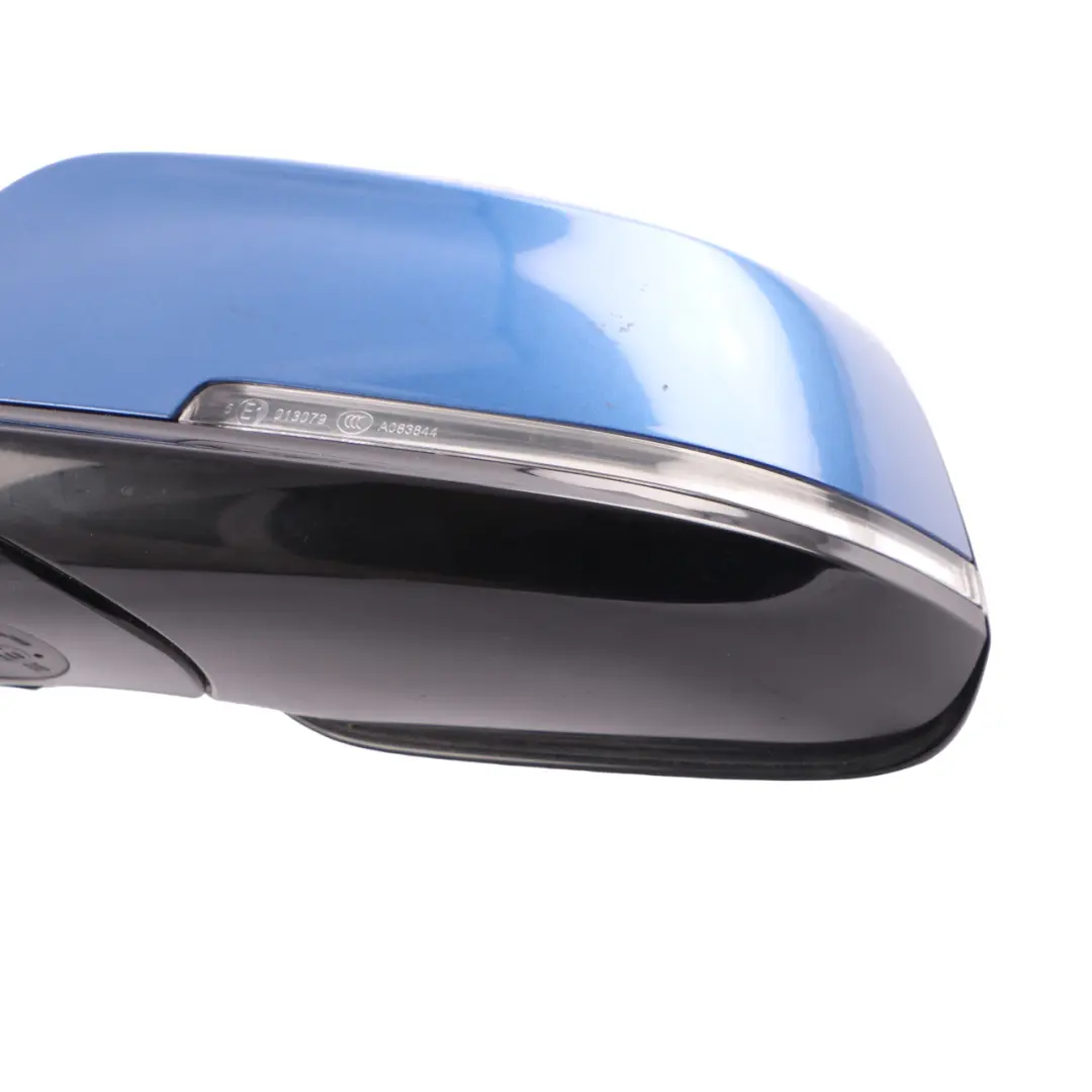  Wing Mirror BMW F30 F31 High Gloss Heated Left N/S Estorilblau Estoril Blue B45 - SKU rhd-7245153-EB - Part number 7245153