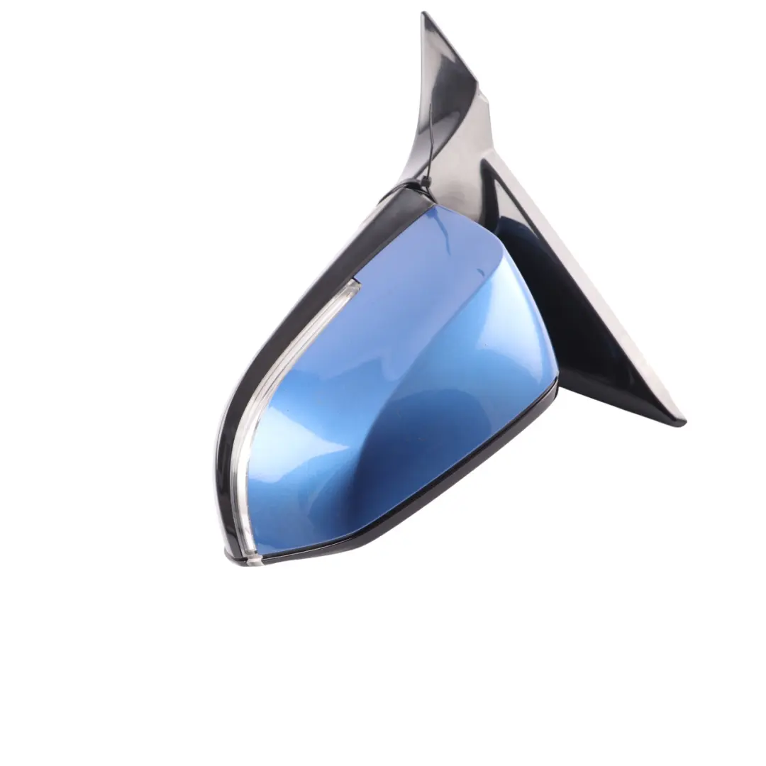  Wing Mirror BMW F30 F31 High Gloss Heated Left N/S Estorilblau Estoril Blue B45 - SKU rhd-7245153-EB - Part number 7245153