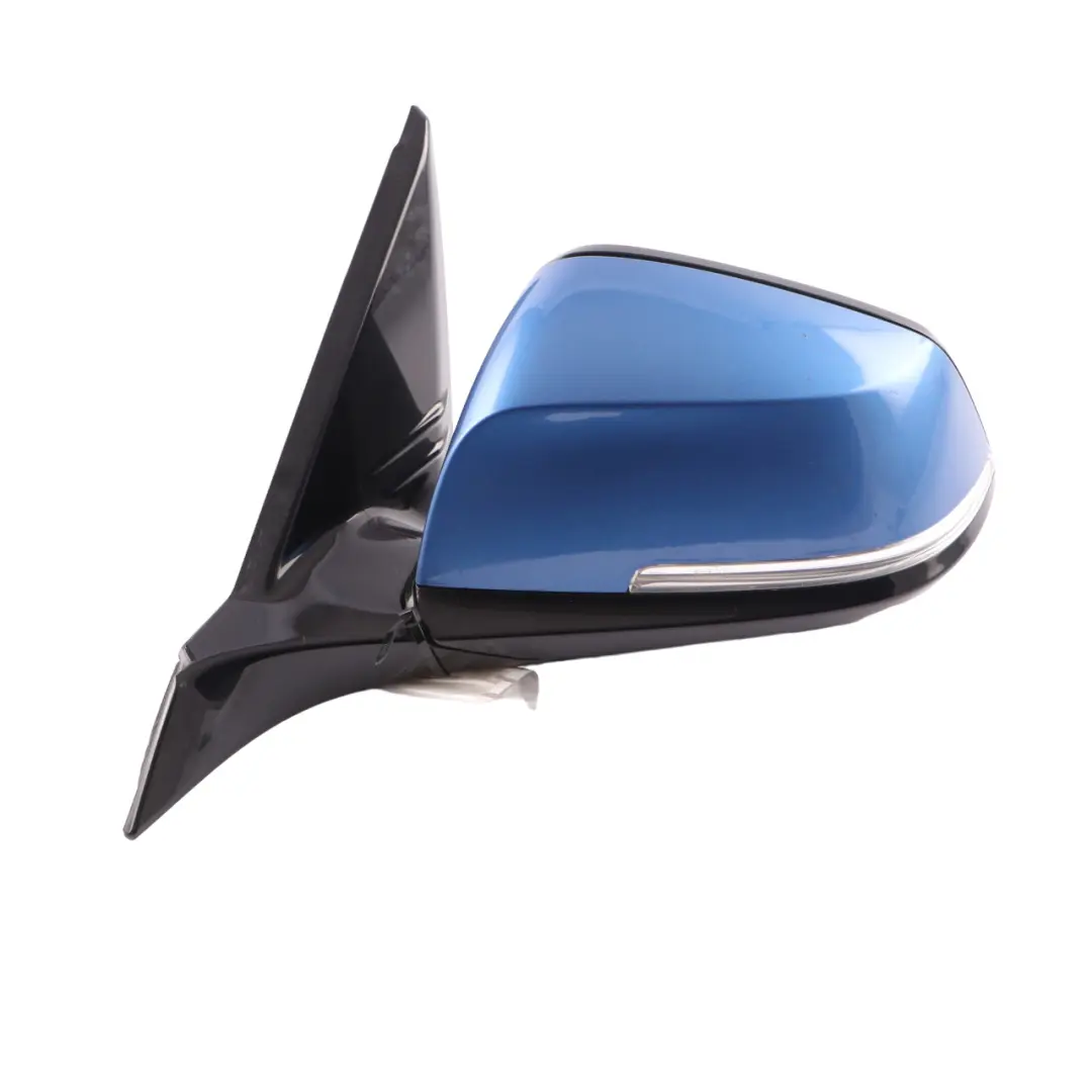  Wing Mirror BMW F30 F31 High Gloss Heated Left N/S Estorilblau Estoril Blue B45 - SKU rhd-7245153-EB - Part number 7245153
