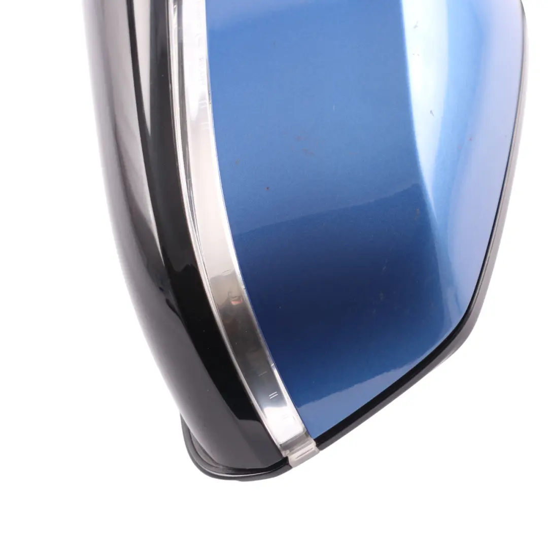  Wing Mirror BMW F30 F31 High Gloss Heated Left N/S Estorilblau Estoril Blue B45 - SKU rhd-7245153-EB - Part number 7245153