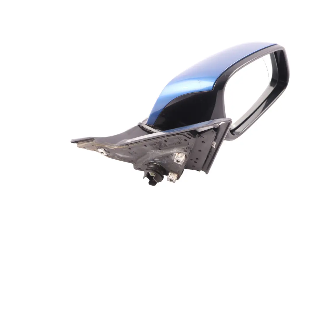  Wing Mirror BMW F30 F31 High Gloss Heated Right O/S Estorilblau Estoril Blue B45 - SKU rhd-7245154-EB - Part number 7245154