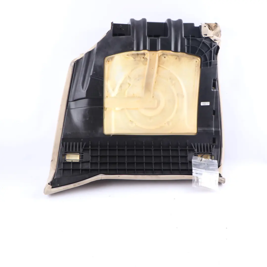 BMW E93 Cabrio Convertible Leather Rear Left Seat N/S Cover Couch Cream Beige - SKU 7246645-1 - Part number 7246645