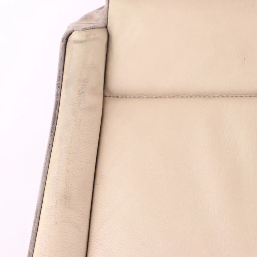 BMW E93 Cabrio Convertible Leather Rear Left Seat N/S Cover Couch Cream Beige - SKU 7246645-1 - Part number 7246645