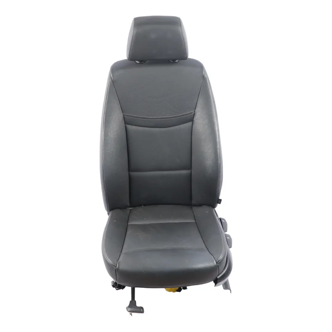 BMW E90 E91 LCI Riscaldato Pelle Nera Dakota Interno Sedile Anteriore Sinistro - SKU 7246799-1 - Numero di parte 7246799