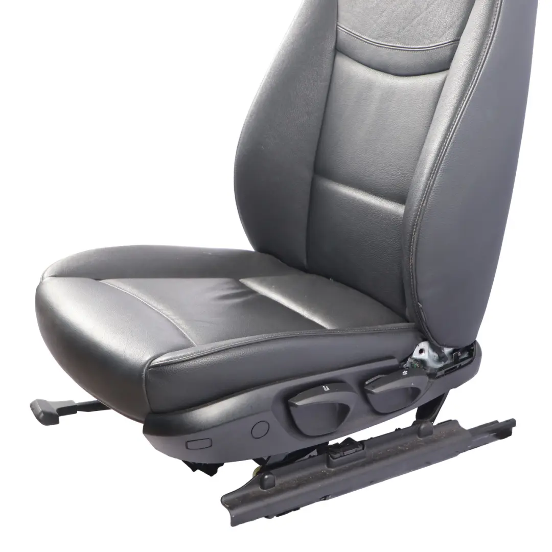 BMW E90 E91 LCI Riscaldato Pelle Nera Dakota Interno Sedile Anteriore Sinistro - SKU 7246799-1 - Numero di parte 7246799