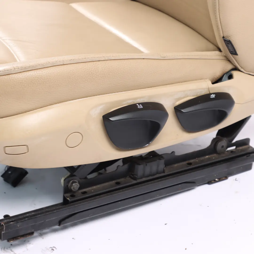 Front Seat BMW E90 E91 LCI Left N/S Interior Leather Dakota Beige to with Part number 7246803 Front Seat BMW E90 E91 LCI Left N/S Interior Leather Dakota Beige - SKU 7246803-2 - Part number 7246803