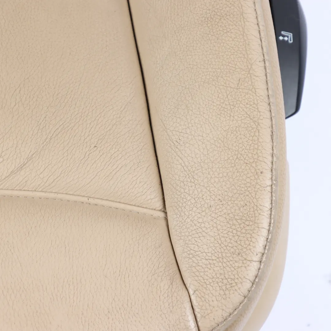 Front Seat BMW E90 E91 LCI Left N/S Interior Leather Dakota Beige to with Part number 7246803 Front Seat BMW E90 E91 LCI Left N/S Interior Leather Dakota Beige - SKU 7246803-2 - Part number 7246803