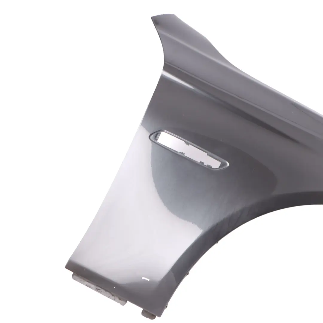 Front Right Wing Fender Side Panel O/S Sophistograu Brillanteffekt - B90 to BMW F10 with Part number 7248660 BMW F10 Front Right Wing Fender Side Panel O/S Sophistograu Brillanteffekt - B90 - SKU 7248660-SBR - Part number 7248660