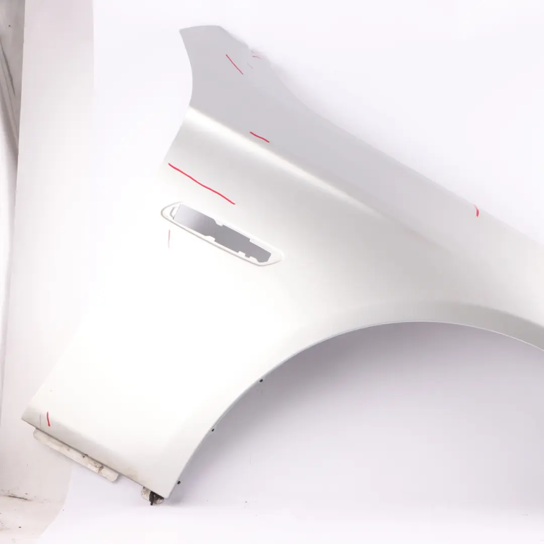 Wing Fender Front Right O/S Side Panel Titansilber Titan Silver - 354 to BMW F10 with Part number 7248660 BMW F10 Wing Fender Front Right O/S Side Panel Titansilber Titan Silver - 354 - SKU 7248660-TS - Part number 7248660