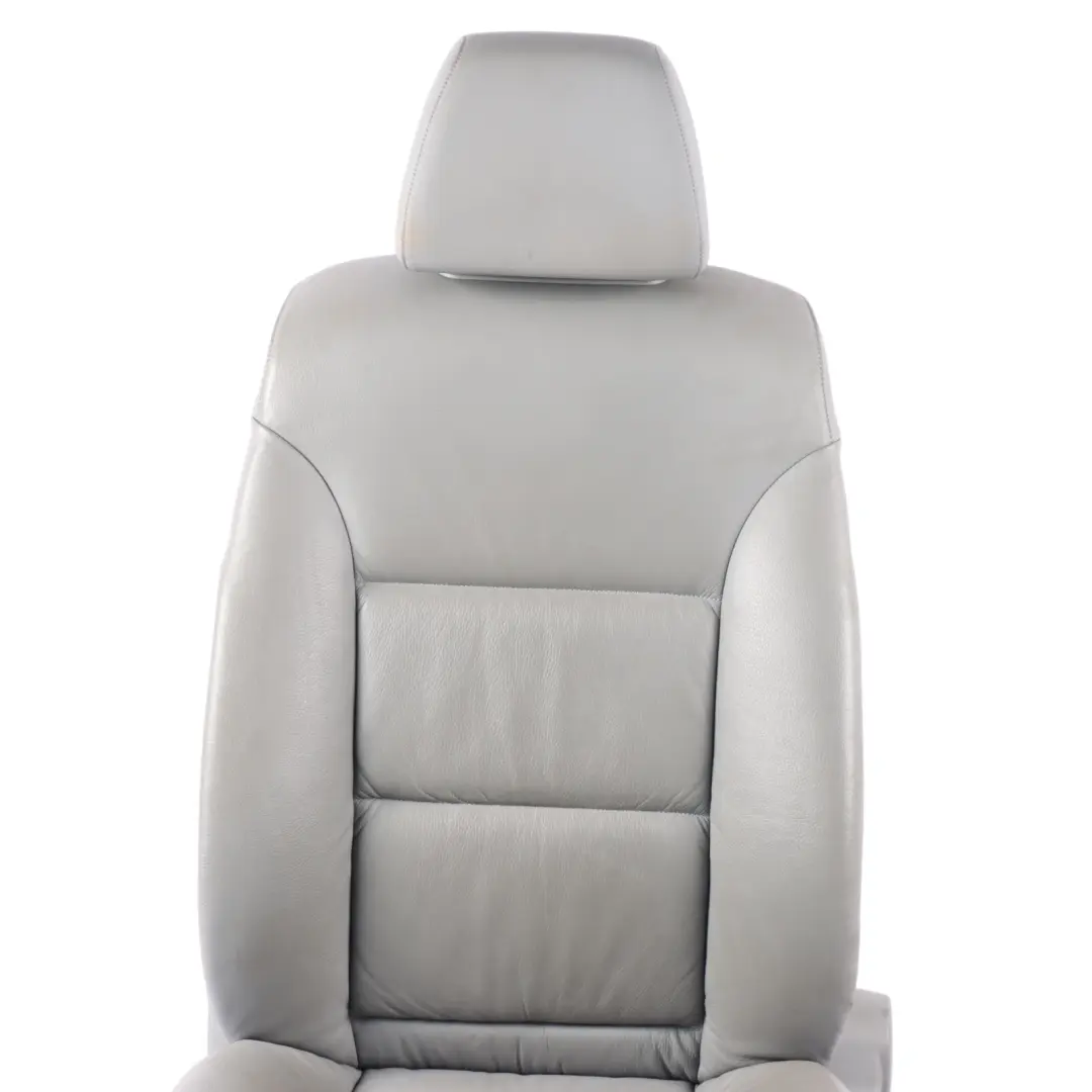 Fotel Prawy Przód Skóra Szara Dakota do BMW E60 E61 o numerze 7249322 BMW E60 E61 Fotel Prawy Przód Skóra Szara Dakota - SKU 7249322-2 - Numer Części 7249322
