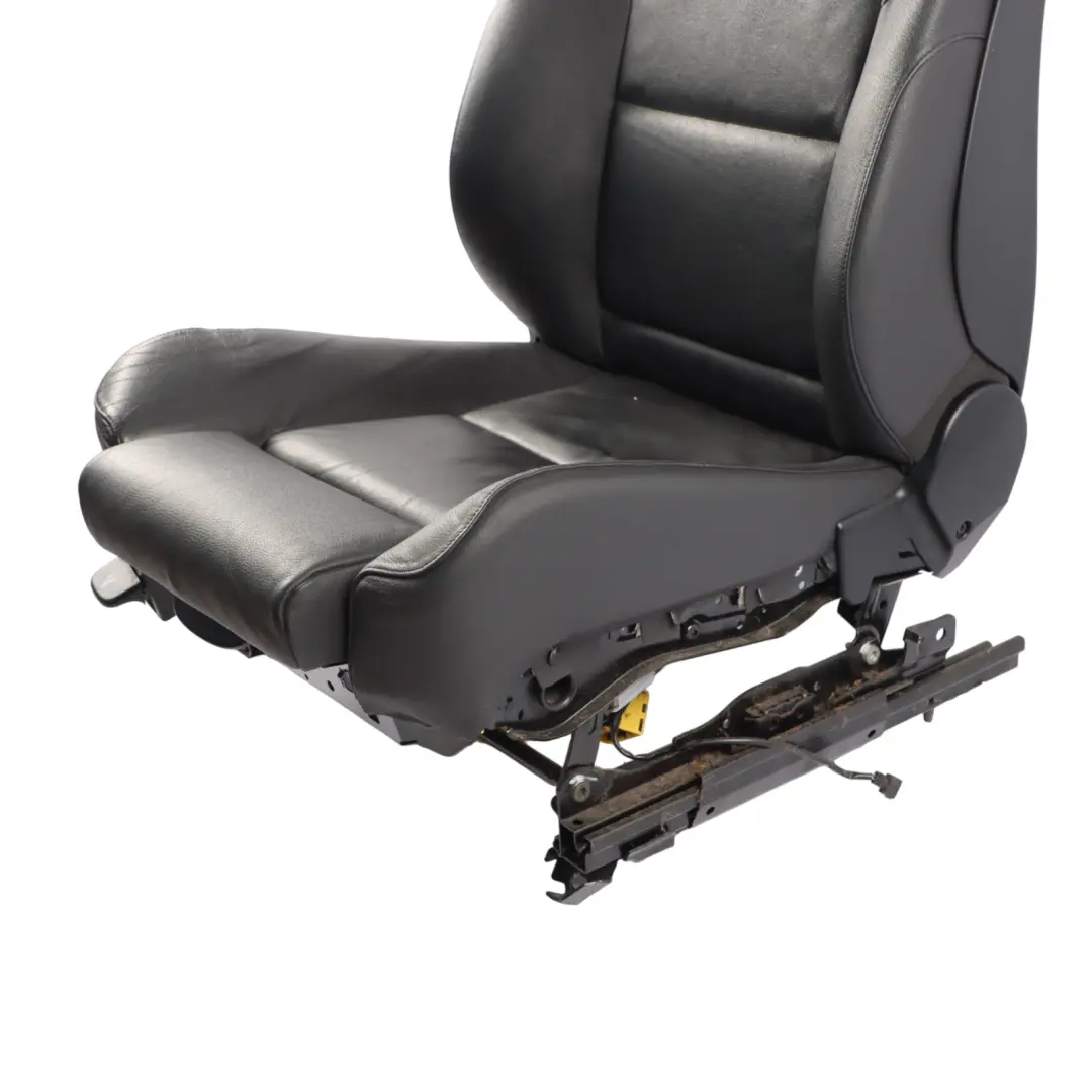 BMW E60 E61 M Sport Vorne Rechts Sitz Leder Dakota Schwarz - SKU 7249382-7 - Teilenummer 7249382