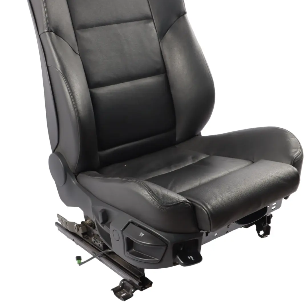 BMW E60 E61 M Sport Vorne Rechts Sitz Leder Dakota Schwarz - SKU 7249382-7 - Teilenummer 7249382