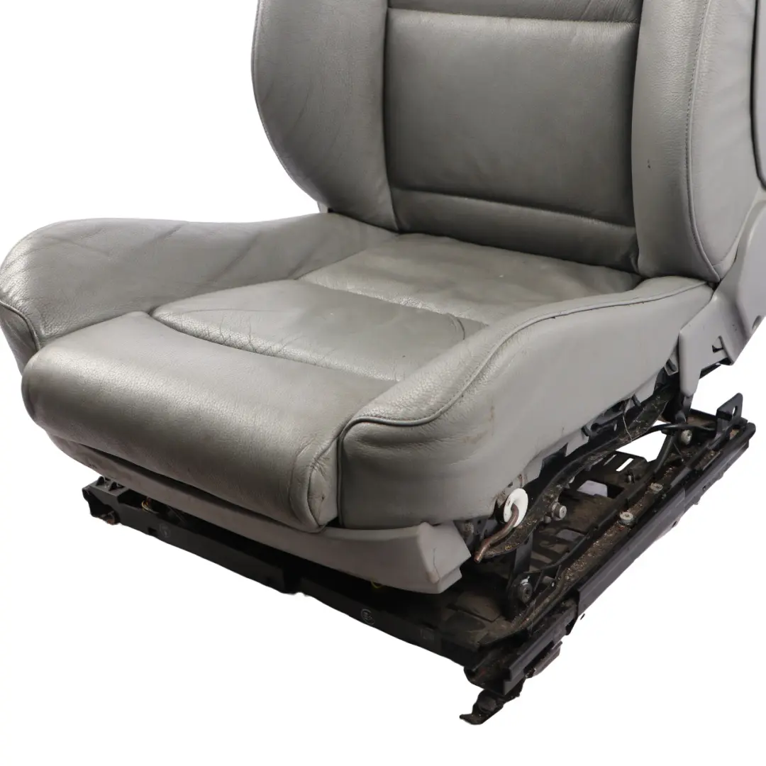 BMW 5 Series E60 E61 Heated M Sport Front Right O/S Seat Grey Leather Memory - SKU 7249383-3 - Part number 7249383