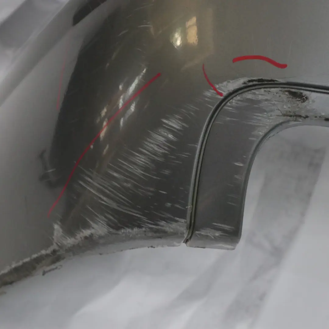 BMW F11 Touring Rear Bumper Panel PDC Covering Spacegrau Grey Metallic - A52 - SKU 7254917-SCG1 - Part number 7254917