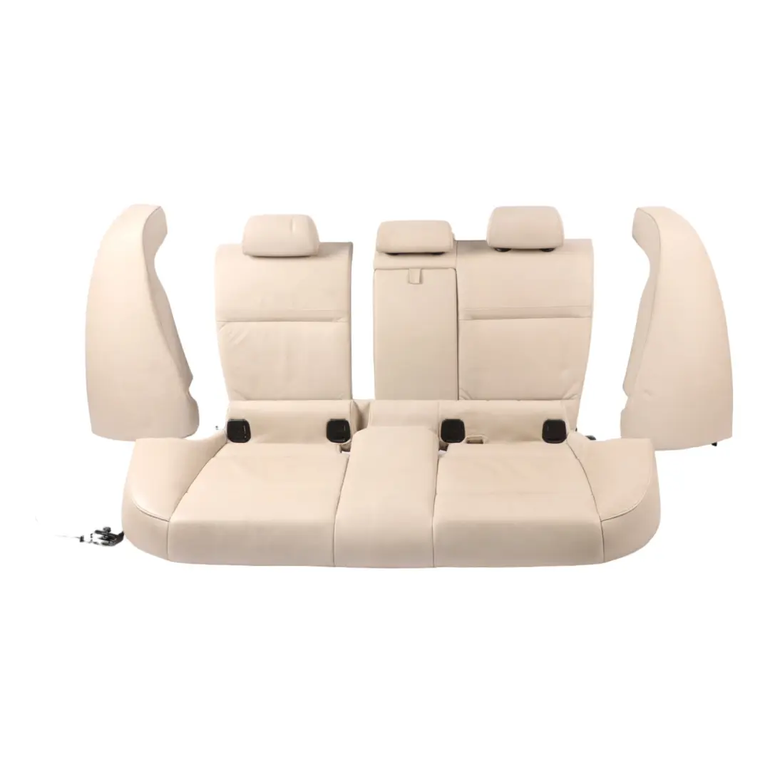 Set BMW E90 LCI Couch Bench Sofa Backrest Leather Dakota Oyster to Rear Seat with Part number 7257088 Rear Seat Set BMW E90 LCI Couch Bench Sofa Backrest Leather Dakota Oyster - SKU 7257088-1 - Part number 7257088