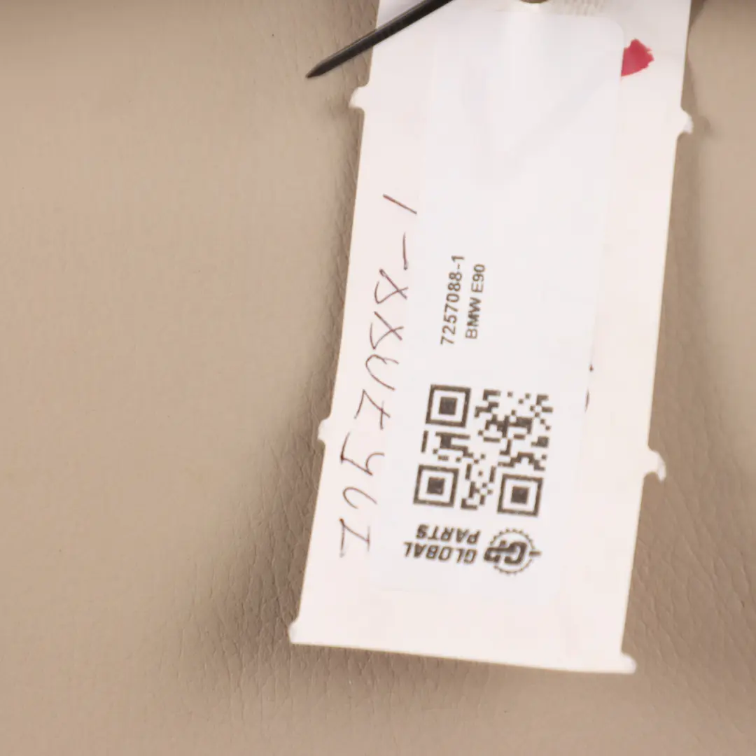 Set BMW E90 LCI Couch Bench Sofa Backrest Leather Dakota Oyster to Rear Seat with Part number 7257088 Rear Seat Set BMW E90 LCI Couch Bench Sofa Backrest Leather Dakota Oyster - SKU 7257088-1 - Part number 7257088