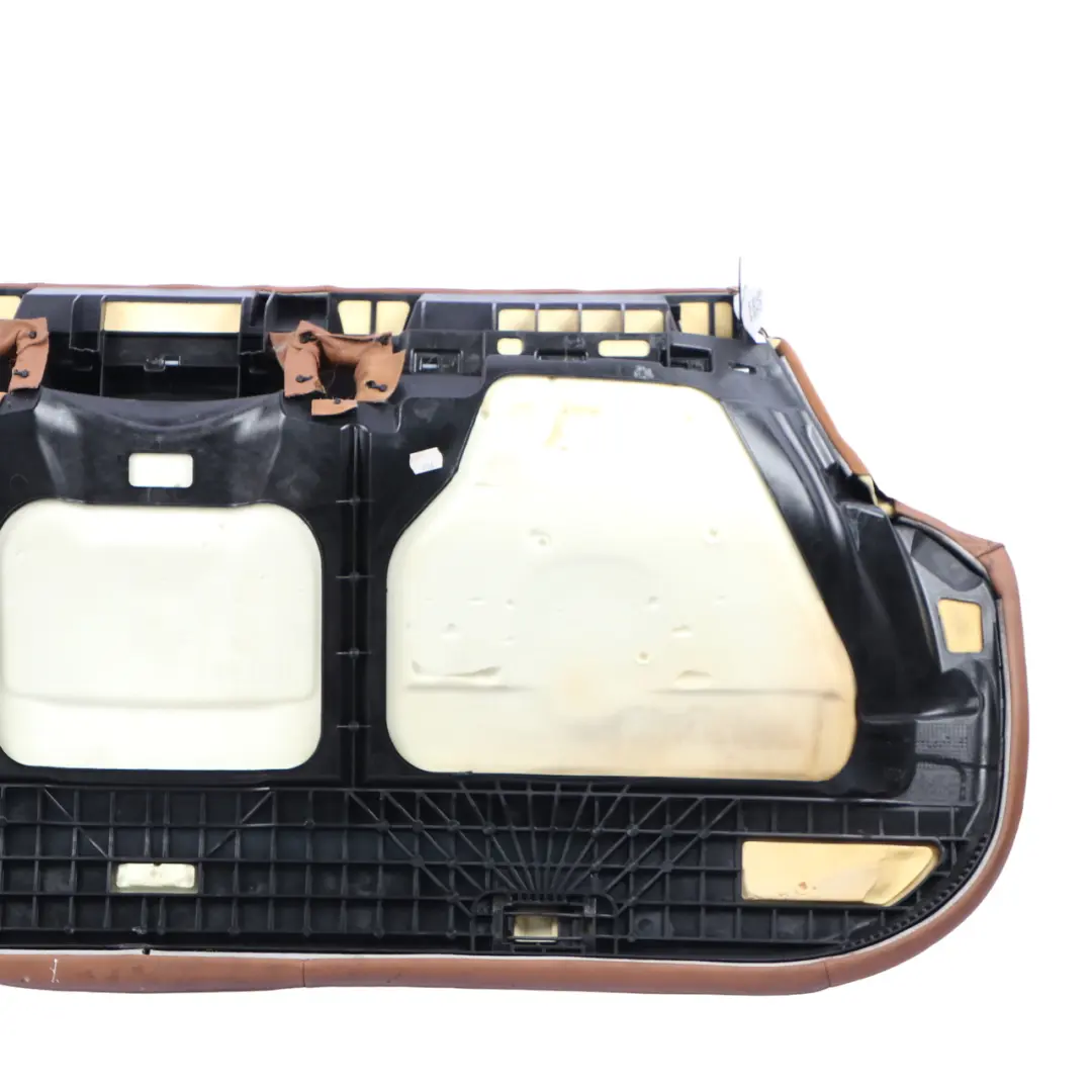 Bench Cover Trim Leather Sattelbrau Saddle Brown to BMW G30 Saloon Rear Seat with Part number 7257089 BMW G30 Saloon Rear Seat Bench Cover Trim Leather Sattelbrau Saddle Brown - SKU 7257089 - Part number 7257089