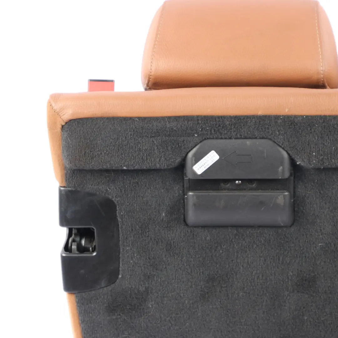 Back Seat Backrest Left N/S Leather Dakota Saddle Brown to BMW E91 LCI Rear with Part number 7257116 BMW E91 LCI Rear Back Seat Backrest Left N/S Leather Dakota Saddle Brown - SKU 7257116 - Part number 7257116