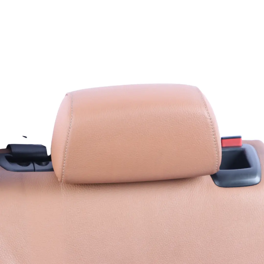 Back Seat Backrest Left N/S Leather Dakota Saddle Brown to BMW E91 LCI Rear with Part number 7257116 BMW E91 LCI Rear Back Seat Backrest Left N/S Leather Dakota Saddle Brown - SKU 7257116 - Part number 7257116