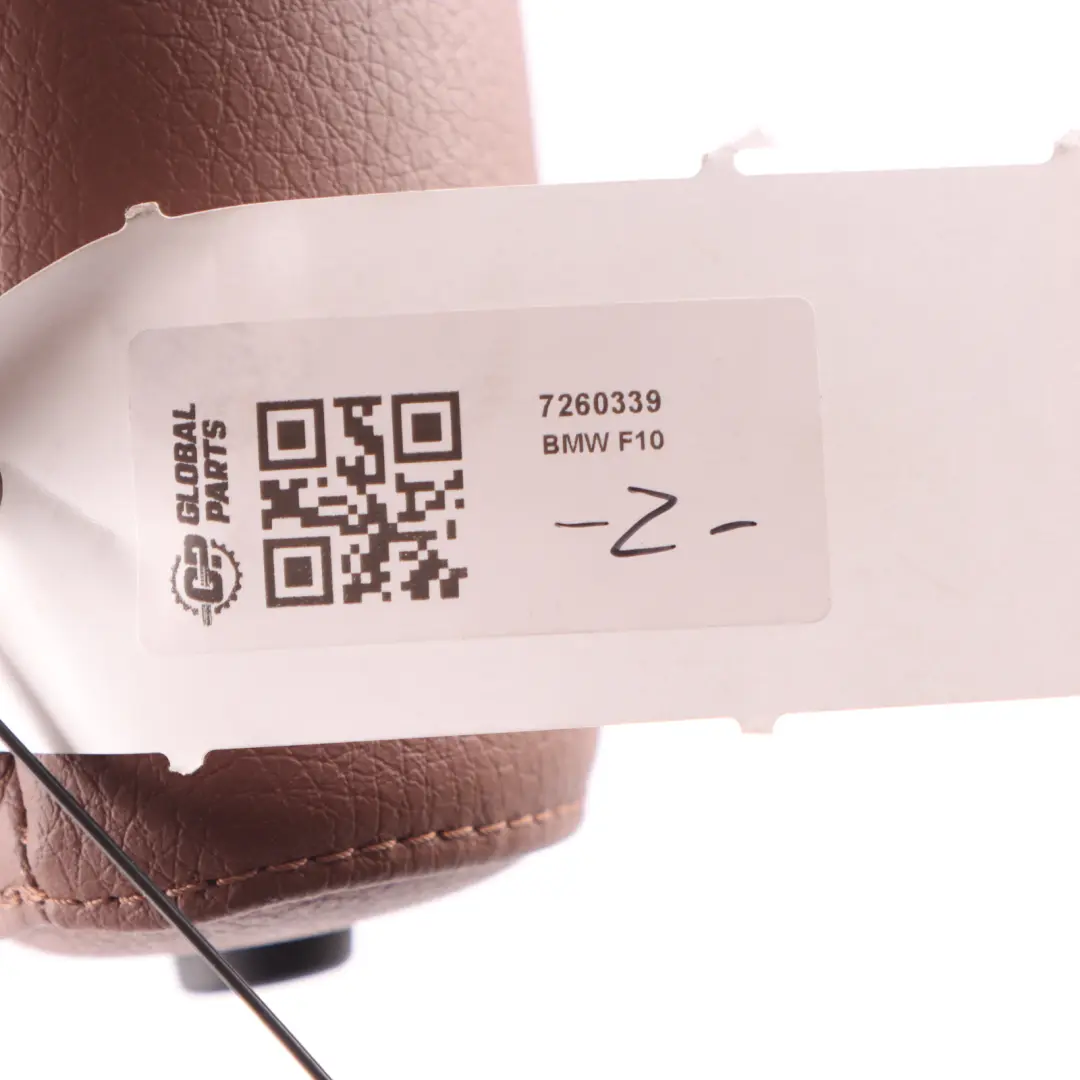 BMW F10 Headrest Centre Head Rest Leather Dakota Cinnamon Brown - SKU 7260339 - Part number 7260339