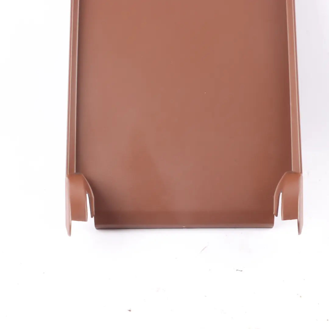 Armrest BMW F10 F11 Seat Centre Trim Cover Panel Cinnamon Brown to Rear with Part number 7260479 Rear Armrest BMW F10 F11 Seat Centre Trim Cover Panel Cinnamon Brown - SKU 7260479 - Part number 7260479