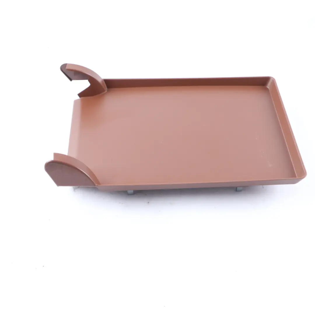 Armrest BMW F10 F11 Seat Centre Trim Cover Panel Cinnamon Brown to Rear with Part number 7260479 Rear Armrest BMW F10 F11 Seat Centre Trim Cover Panel Cinnamon Brown - SKU 7260479 - Part number 7260479