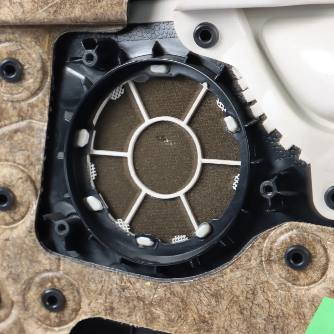 Door Card BMW F07 Front Left N/S Door Lining Trim Leather Ivory White to with Part number 7260631 Door Card BMW F07 Front Left N/S Door Lining Trim Leather Ivory White - SKU 7260631 - Part number 7260631