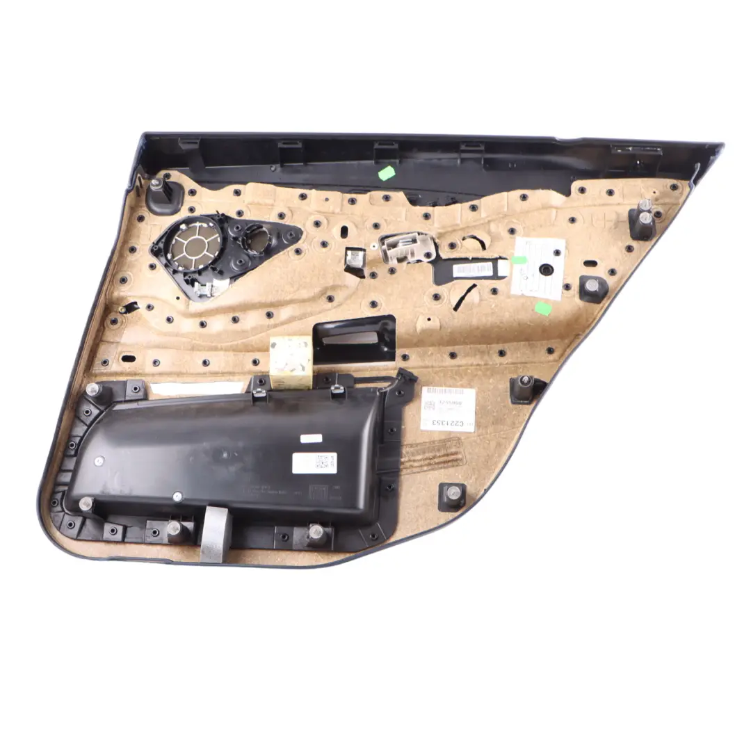  Door Card BMW F07 Rear Left N/S Door Lining Trim Leather Dakota Elfenbeinweiss - SKU 7261037 - Part number 7261037