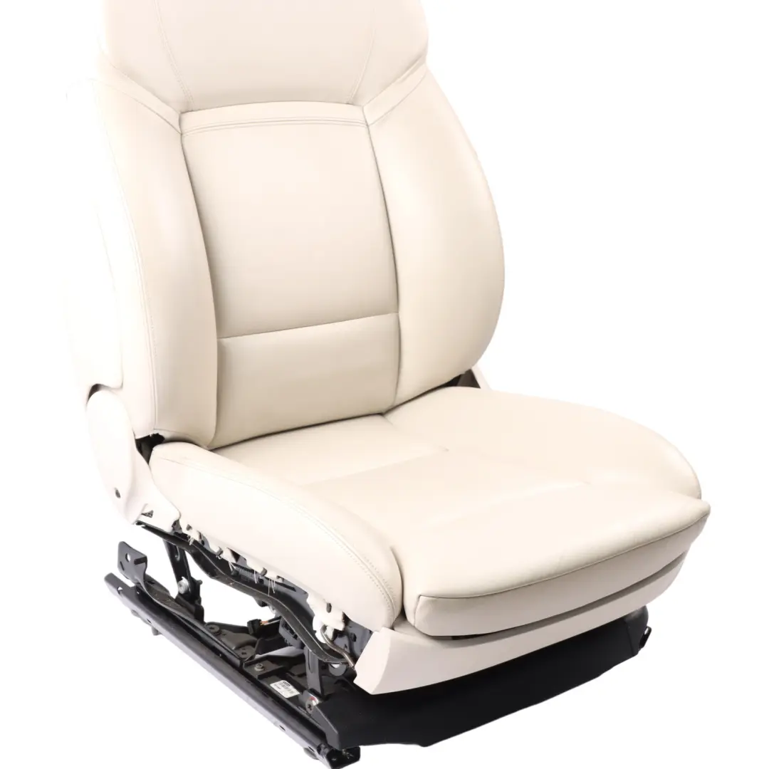 BMW F07 Front Seat Comfort Left N/S Heated Memory Leather Nappa Elfenbein Weiss - SKU 7261376-1 - Part number 7261376