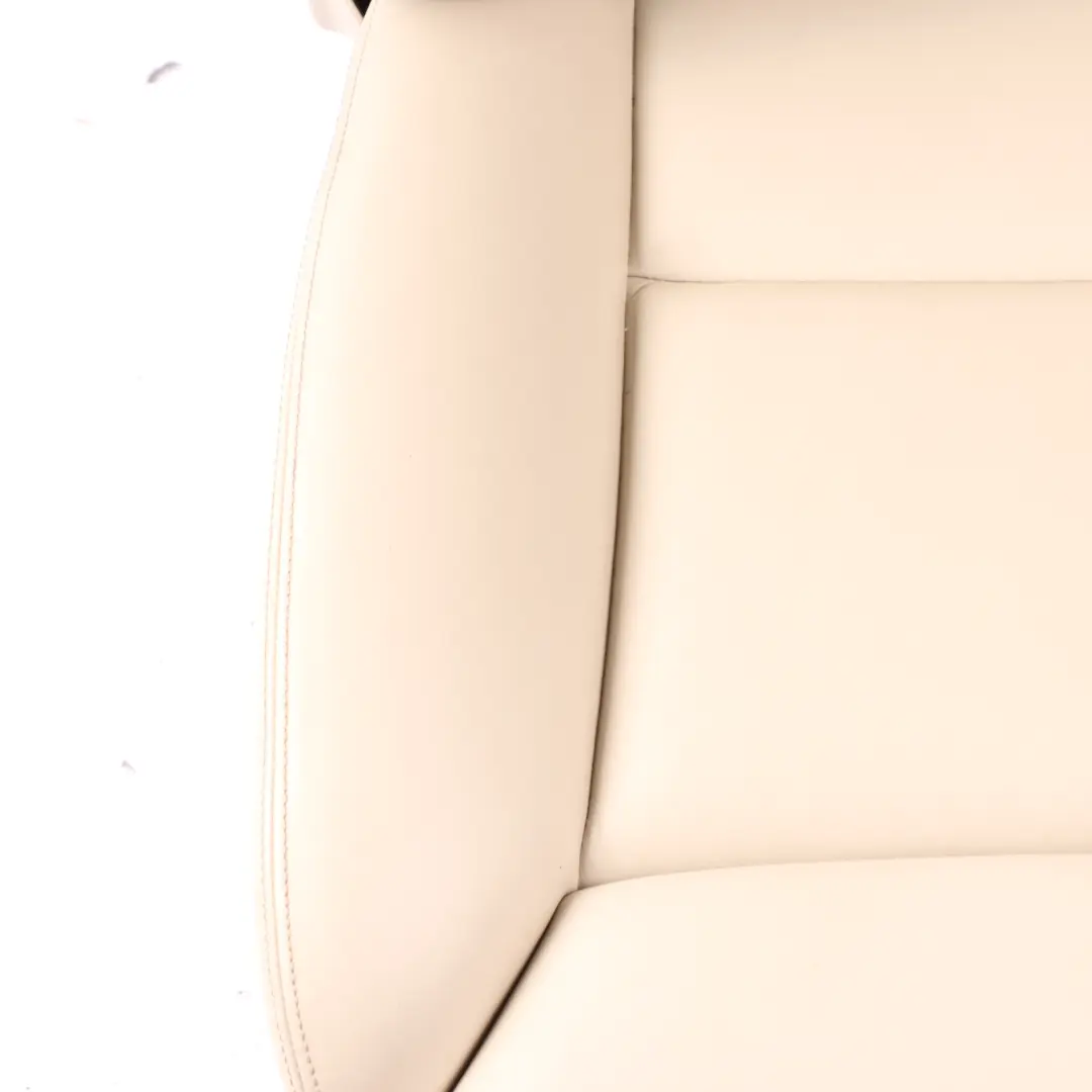 BMW F07 Front Seat Comfort Left N/S Heated Memory Leather Nappa Elfenbein Weiss - SKU 7261376-1 - Part number 7261376