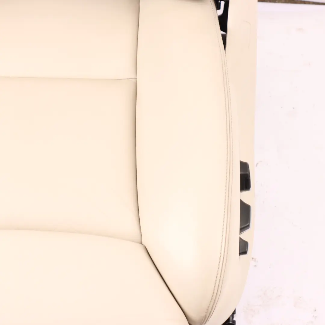 BMW F07 Front Seat Comfort Left N/S Heated Memory Leather Nappa Elfenbein Weiss - SKU 7261376-1 - Part number 7261376